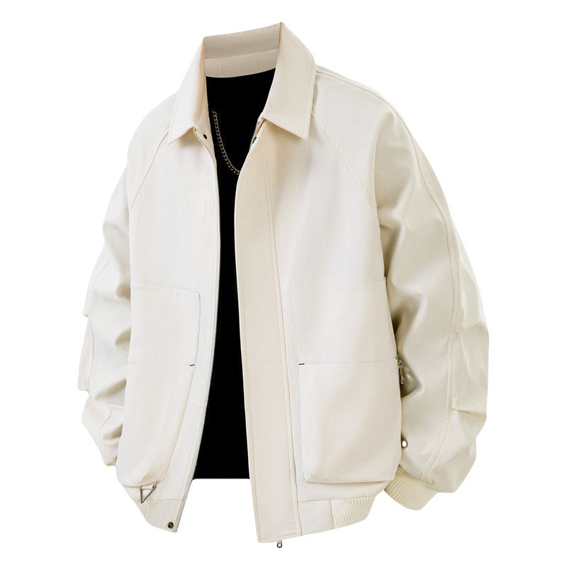 Casual and versatile men's wear - Small jeep White Spring and Summer styles