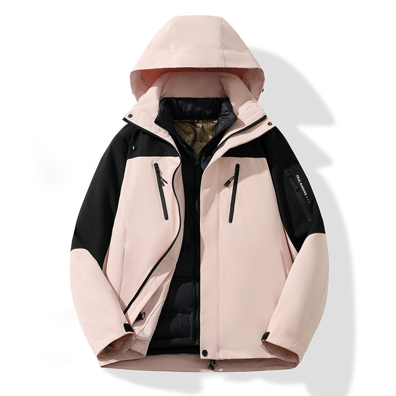 Casual and versatile men's wear - Little Jeep three-in-one Tender powder Autumn and Winter style